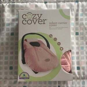 Cozy cover infant carrier cover pink color